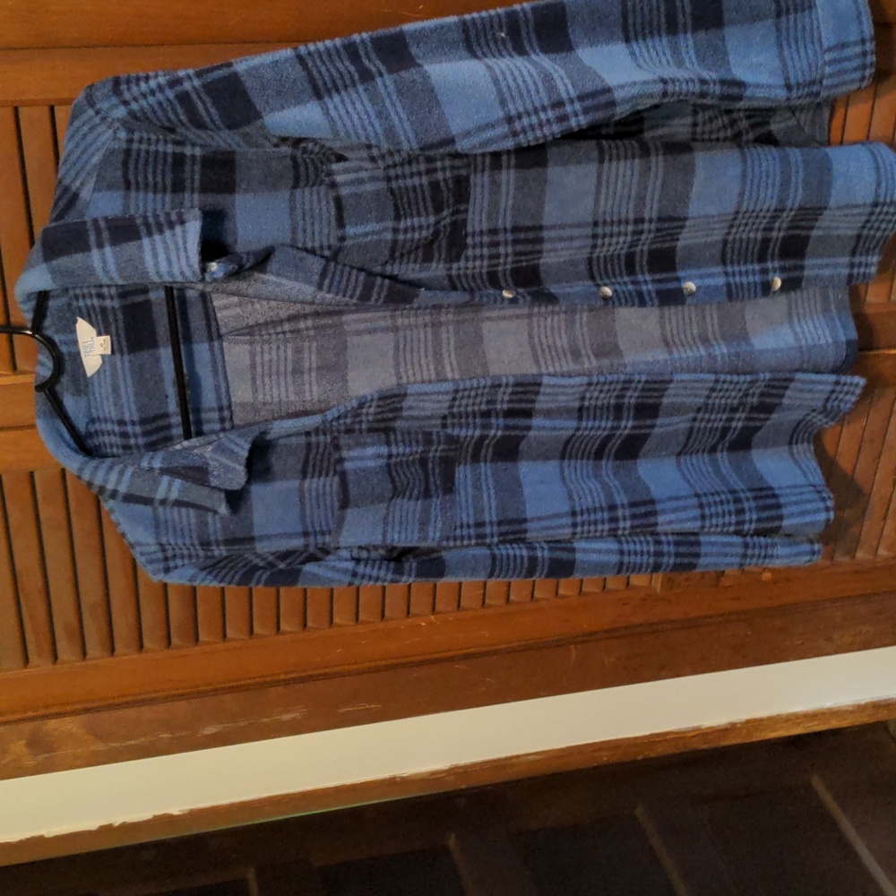 Ladies blue flannel